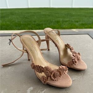Jessica Simpson Tan Heels New Size 6.5
